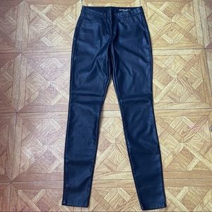 Blank Nyc Black Vegan Faux Leather Pants with Pockets